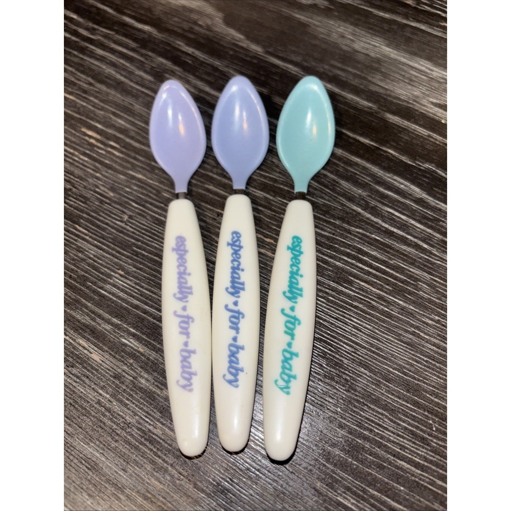 ESPECIALLY FOR BABY Heat Sensing, Color Change Soft Tip Spoon. Set‎ of 3